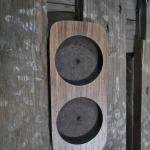 Mbajtes druri per shishe vaji