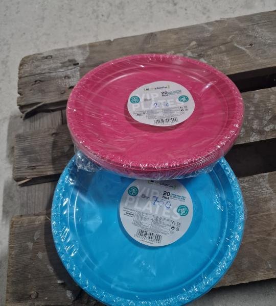 Pjata plastike rrumbullaket 20 pcs